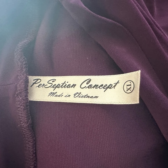 Purple turtle neck blouse - Picture 2 of 3